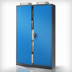   JAN II | 1007 Fém iratszekrény / ANTRACIT ÉS KÉK színben