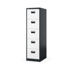   SARA | 1013 V005 fém irattartó szekrény / Antracit-fehér színben