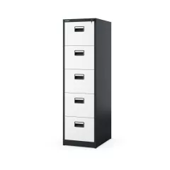   SARA | 1013 V005 fém irattartó szekrény / Antracit-fehér színben