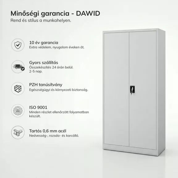 Jan Nowak® DAWID fém öltözőszekrény