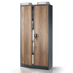   JAN | 1334 Eco Design Fém iratszekrény / Antracit-dió színben