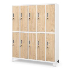   BARTEK Eco Design FÉM öltözőszekrény lábakon / Fehér Sanoma 