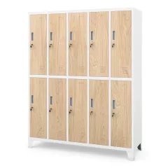   BARTEK Eco Design FÉM öltözőszekrény lábakon / Fehér Sanoma 