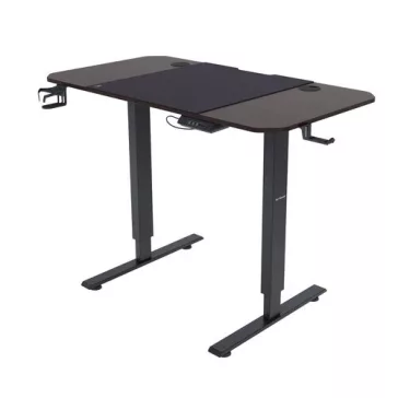 ROB - 1371 140 cm-es állítható magasságú elektromos asztal fekete - dió színben