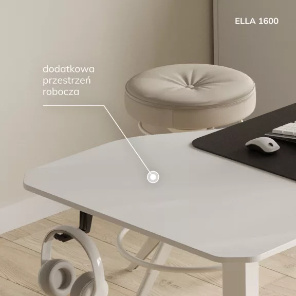 ROB - 1371 140 cm-es állítható magasságú elektromos asztal fekete - dió színben