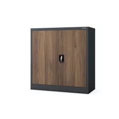 BEATA | 1378 Fém iratszekrény DIÓFA MINTÁVAL