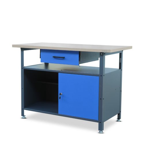 JAN NOWAK® ERIC műhelyasztal /antracit-kék színben