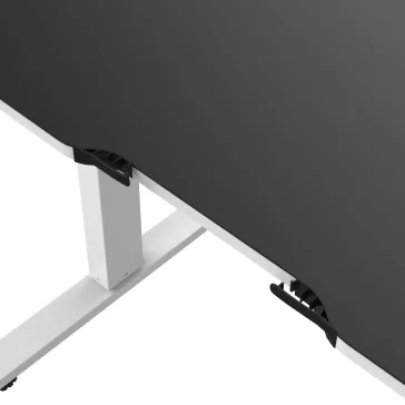 ROB - 1467 140 cm-es állítható magasságú elektromos asztal - fehér színben