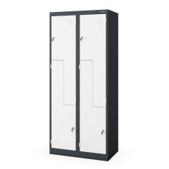   JULIA | 1485 „L” - "Z" Típusú ÖLTÖZŐSZEKRÉNY / FEHÉR színben