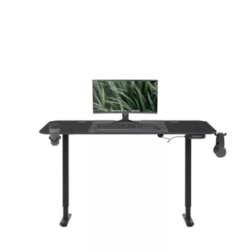 ROB - 1556 140 cm-es állítható magasságú elektromos asztal - fekete színben