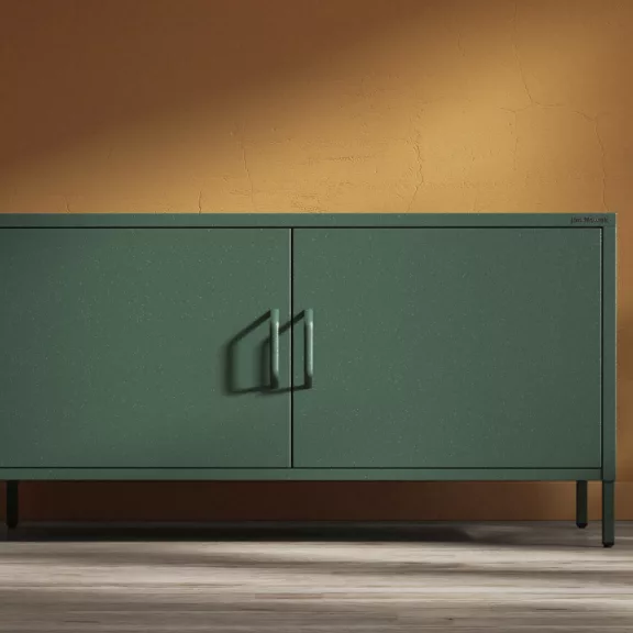 ROSA C18L Szafka rtv: butelkowa zieleń - TV Schrank: Flaschengrün - tv lowboard: bottle green H595*W1150*D400