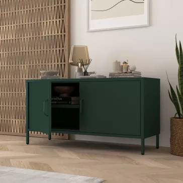 ROSA C18L Szafka rtv: butelkowa zieleń - TV Schrank: Flaschengrün - tv lowboard: bottle green H595*W1150*D400