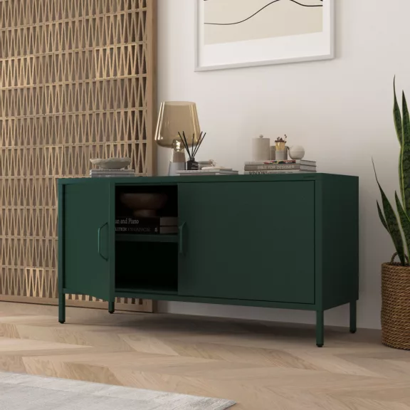 ROSA C18L Szafka rtv: butelkowa zieleń - TV Schrank: Flaschengrün - tv lowboard: bottle green H595*W1150*D400