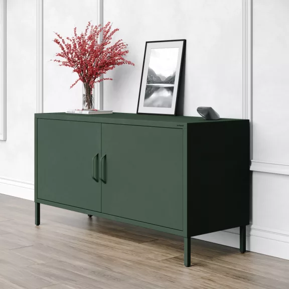 ROSA C18L Szafka rtv: butelkowa zieleń - TV Schrank: Flaschengrün - tv lowboard: bottle green H595*W1150*D400