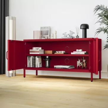 1562 - ROSA TV-szekrény lábakon 1150 × 595 × 400 mm, modern piros