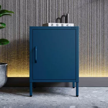 MIA C19A Szafka nocna: granatowy - Nachttisch: Dunkelblau - bedside cabinet: dark blue H595*W424*D400