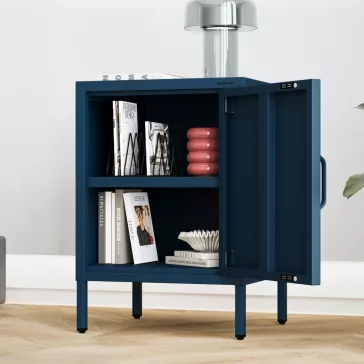 MIA C19A Szafka nocna: granatowy - Nachttisch: Dunkelblau - bedside cabinet: dark blue H595*W424*D400