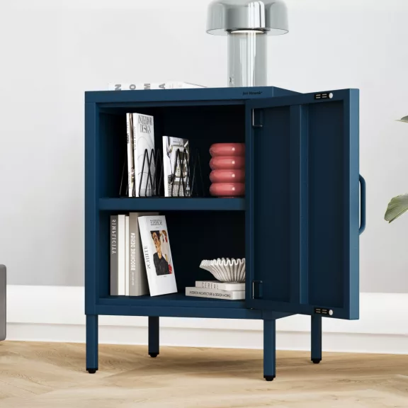 MIA C19A Szafka nocna: granatowy - Nachttisch: Dunkelblau - bedside cabinet: dark blue H595*W424*D400