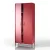 FLAVIO LK01H Szafa na ubrania: czerwony | Kleiderschrank: Rot | clothing cabinet: red H1850*W800*D450