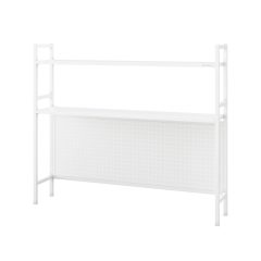   WENDY 1642 | Fém íróasztali feltét 1150 × 980 × 220 mm, fehér