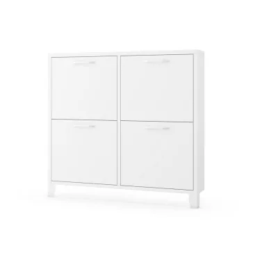 SHIRLEY szafka na buty: biała RAL9003 - Schuhschrank: weiss - shoe cabinet: white