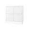 SHIRLEY szafka na buty: biała RAL9003 - Schuhschrank: weiss - shoe cabinet: white