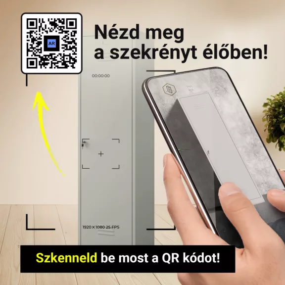 Jan Nowak® AGNES szürke fémszekrény takarítószerek és eszközök rendszerezett tárolásához Jan Nowak® AGNES szürke fémszekrény takarítószerek és eszközök rendszerezett tárolásához