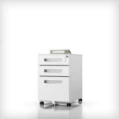   KATE Kontenerek pod biurko szary | Pedestal cabinet grey | Schreibtisch Unterschrank Grau