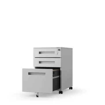 KATE Kontenerek pod biurko szary - Pedestal cabinet grey - Schreibtisch Unterschrank Grau