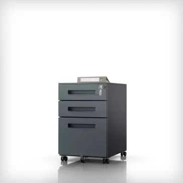 KATE Kontenerek pod biurko antracytowy - Pedestal cabinet anthracite - Schreibtisch Unterschrank Anthrazit