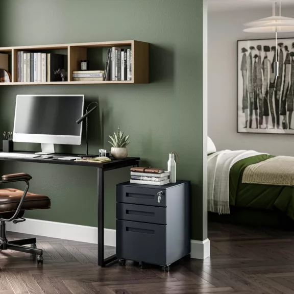 KATE Kontenerek pod biurko antracytowy - Pedestal cabinet anthracite - Schreibtisch Unterschrank Anthrazit