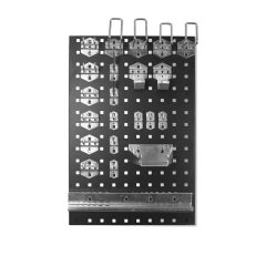   Haczyki | 1750 do tablicy narzędziowej, zestaw uchwytów: 22 szt.