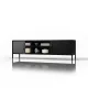 1781 | ROSARIA XL fém TV-szekrény 1700 × 400 × 500 mm, Modern fekete