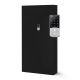 DANIEL fém irodai iratszekrény | 900 x 1850 x 400 mm, fekete színben 