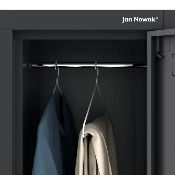 Jan Nowak® IGOR 6 rekeszes fém öltözőszekrény - antracit