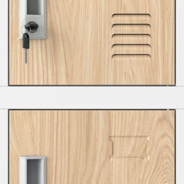 KAROL Skrytkowa szafa socjalna Eco design - jasny - Spind Schliess fachschrank - Compartment storage cabinet H1850*W900*D400