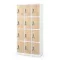 MARCIN Skrytkowa szafa socjalna BHP sniadaniowa Eco design - jasny - Spind Facherschrank Schliessfachschrank mit 12 Fachern - OHS compartment storage