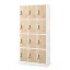 MARCIN Skrytkowa szafa socjalna BHP sniadaniowa Eco design - jasny - Spind Facherschrank Schliessfachschrank mit 12 Fachern - OHS compartment storage