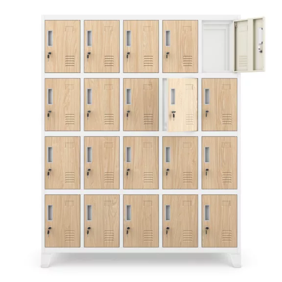 ROBERT szafa: Eco design - jasny - Aktenschrank - cabinet H1720*W1360*D450