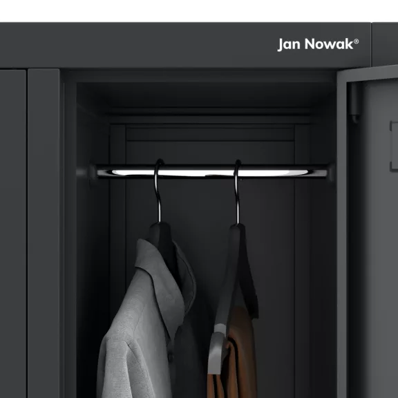 Jan Nowak® BARTEK 10 ajtós fém öltözőszekrény - antracit Jan Nowak® BARTEK 10 ajtós fém öltözőszekrény - antracit