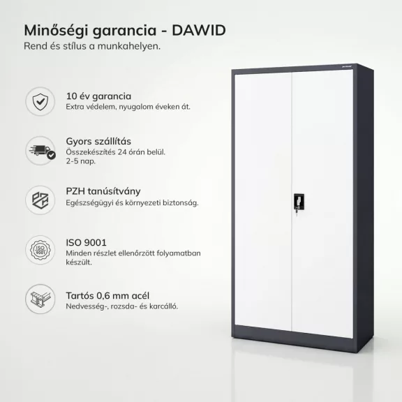 Jan Nowak® DAWID fém öltözőszekrény