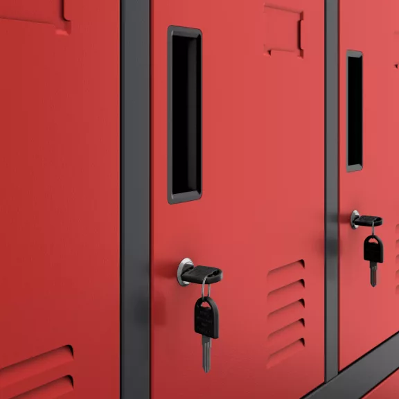 ROBERT szafa: antracytowo - czerwona - Schließfachschrank: antrazit rot - cabinet: anthracite red ROBERT szafa: antracytowo - czerwona - Schließfachschrank: antrazit rot - cabinet: anthracite red
