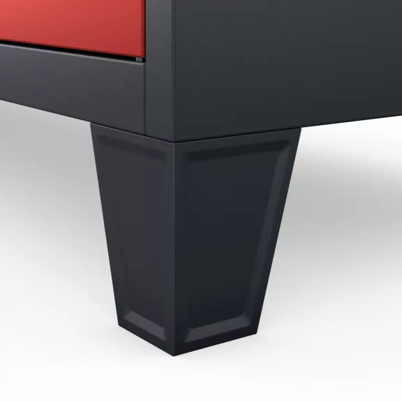 ROBERT szafa: antracytowo - czerwona - Schließfachschrank: antrazit rot - cabinet: anthracite red ROBERT szafa: antracytowo - czerwona - Schließfachschrank: antrazit rot - cabinet: anthracite red