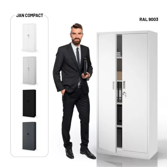 JAN Compact cabinet white RAL9003 H1750*W800*D400