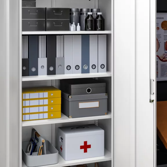JAN Compact cabinet white RAL9003 H1750*W800*D400