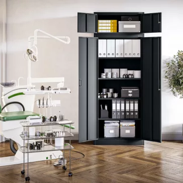 JAN Compact cabinet Antracit RAL7016 H1750*W800*D400