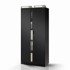 JAN Compact cabinet black RAL9005 H1750*W800*D400