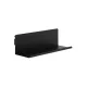 JOANNE Wall Shelf Black RAL 9005 W400