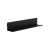 JOANNE Wall Shelf Black RAL 9005 W700