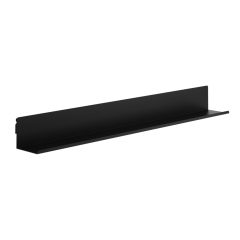 JOANNE Wall Shelf Black RAL 9005 W1200